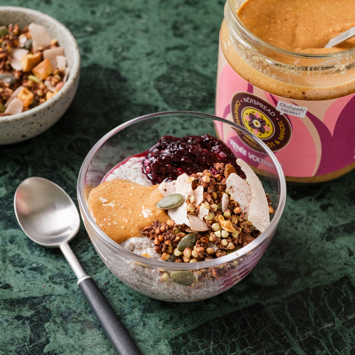Nötspread – Cashewnöt, Hasselnöt & Mandel
