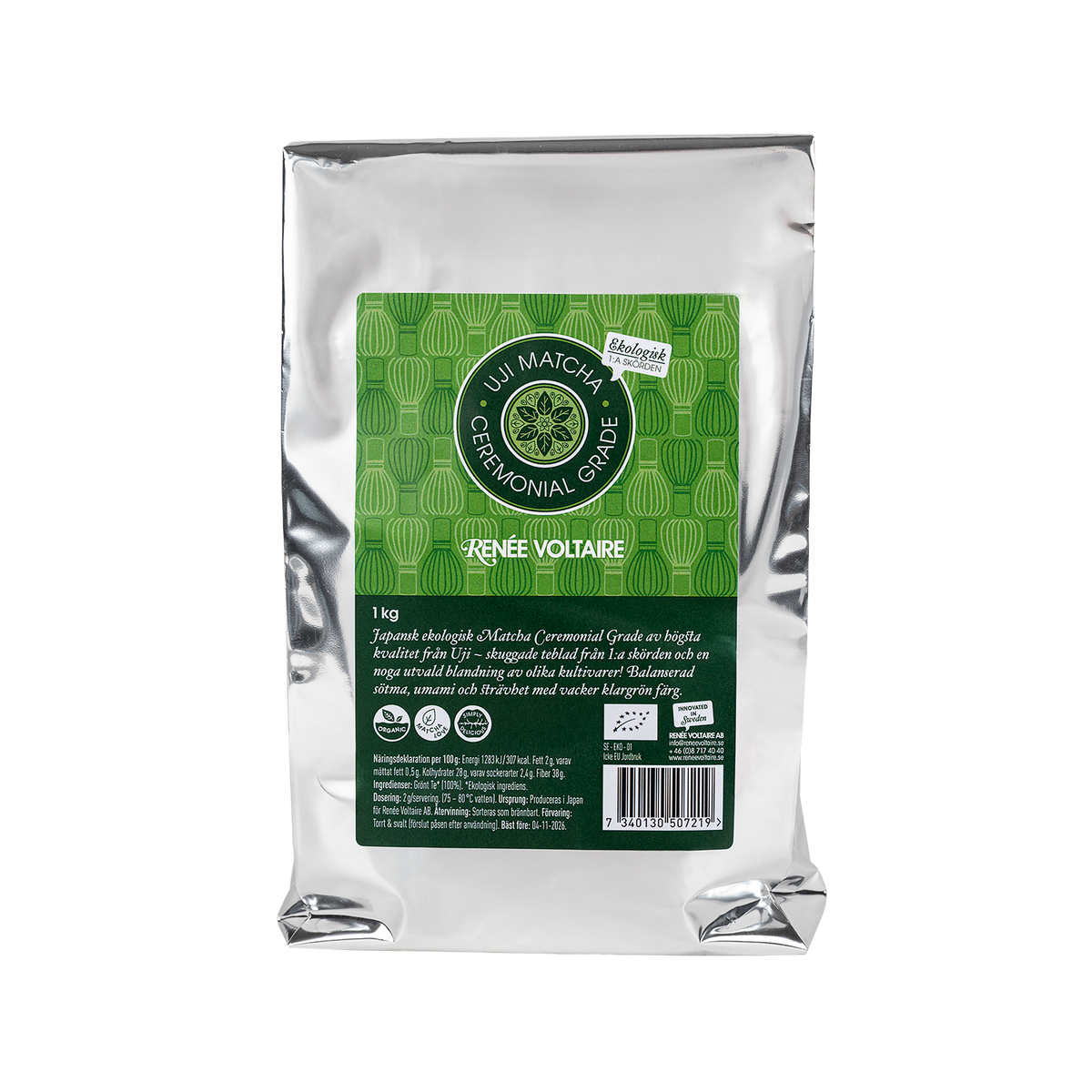 Premium ceremonial grade matcha av hög kvalitet från Japan, ekologiskt grönt tepulver för matcha latte och te